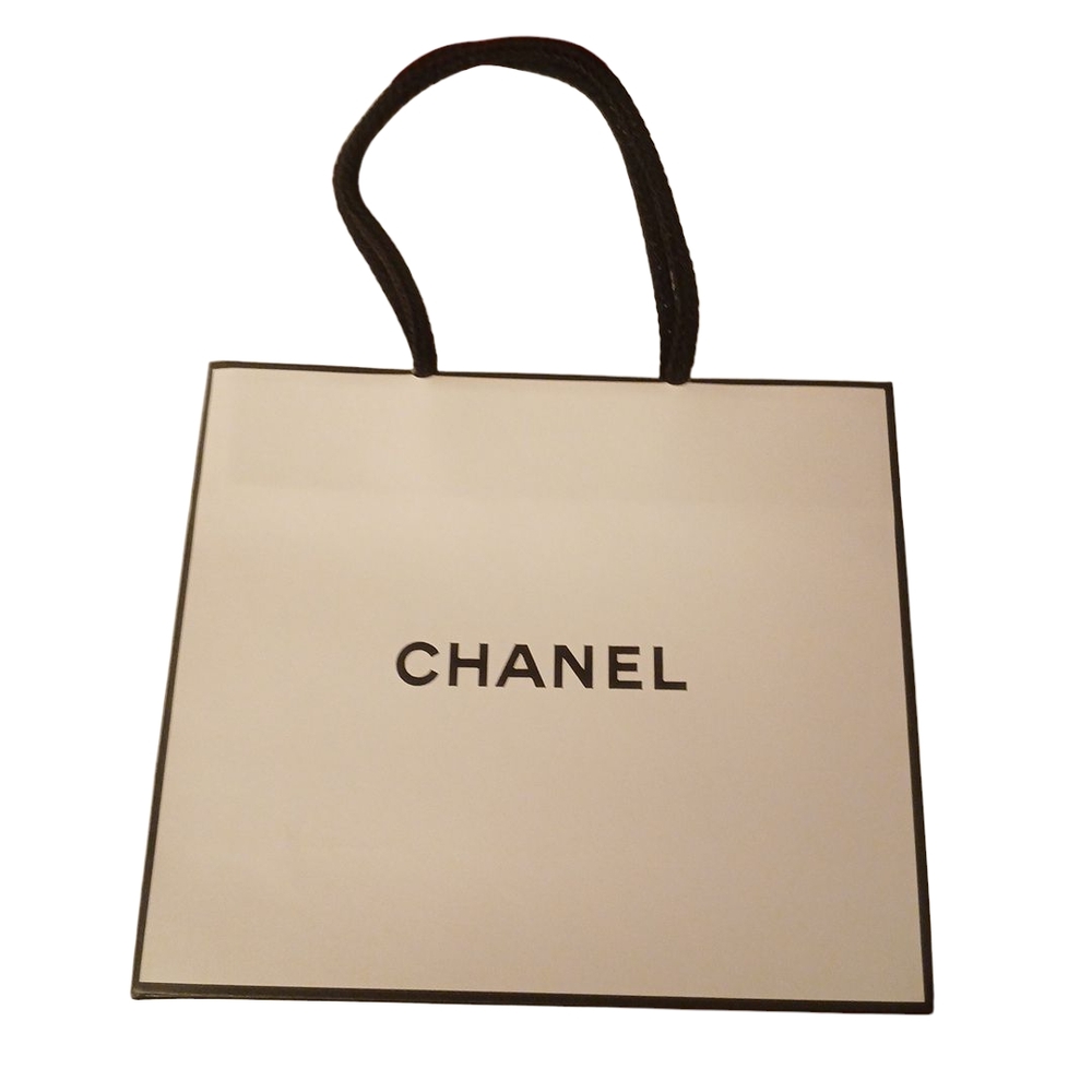 Chanel White Shopping Bag